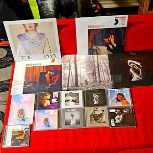Taylor Swift record and CD collection